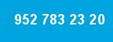 952 783 23 20 952 783 23 20